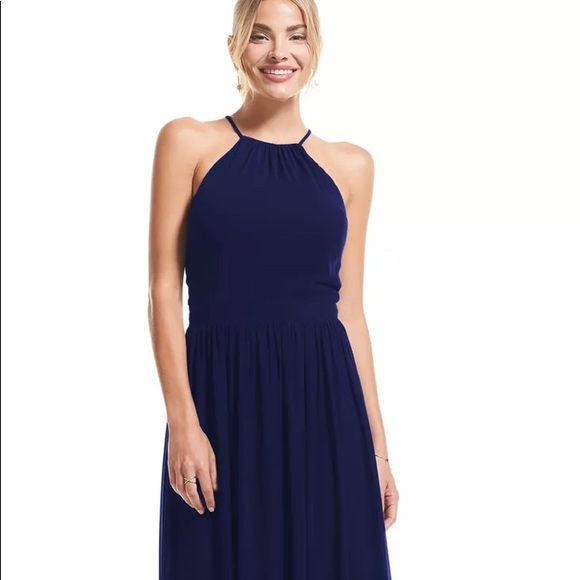 Girls A-Line Halter Dress - Picture 1 of 3